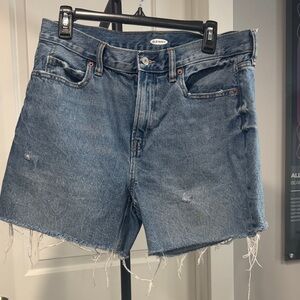 Old Navy Distressed Blue Jean Shorts